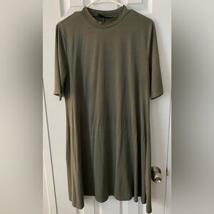 Mock Turtleneck Dress